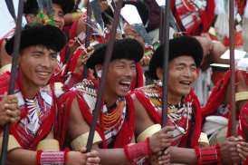 A lot to laugh at at the Hornbill Festival in Kohima, Nagaland