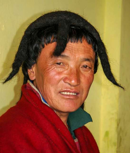 The yak hair headgear of the Monpa tribe in Arunachal Pradesh