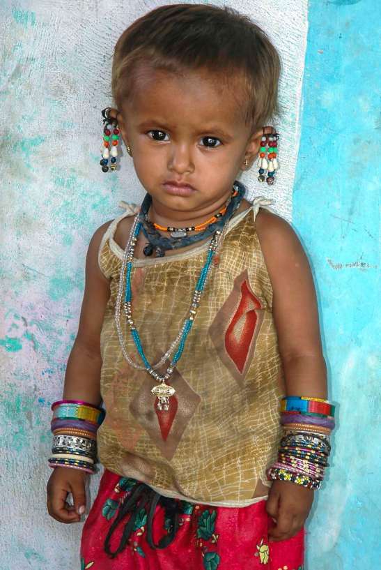 This is no costume party - this is the everyday face of Kutch