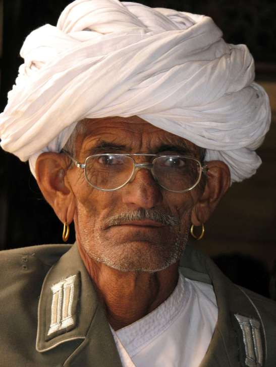 Village elder in Bikaner, Rajasthan